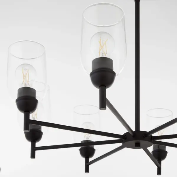 Versatile Industrial Chandelier with Classic Lines and Modern Appeal - Image 3