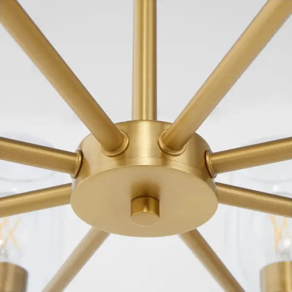 Wallinger 8-Light Chandelier in Aged Brass - Image 4