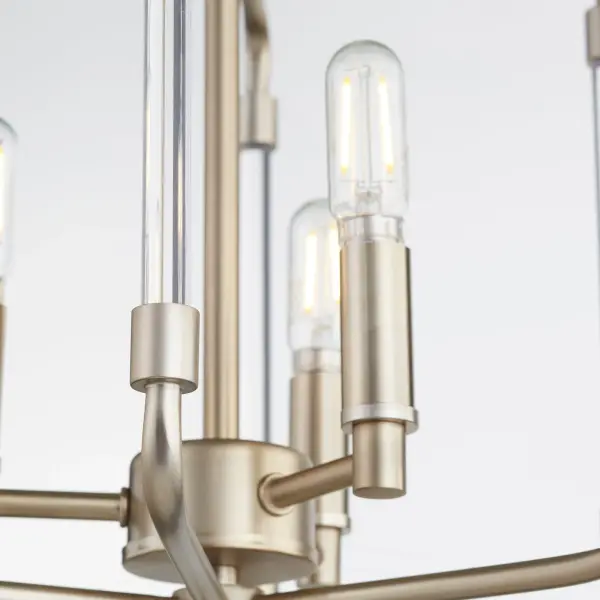 Optic Aged Brass Modern Pendant - Image 2