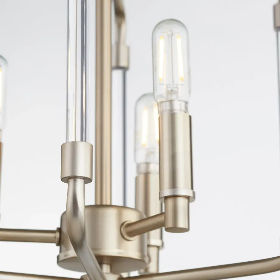 Optic Aged Brass Modern Pendant - Image 2