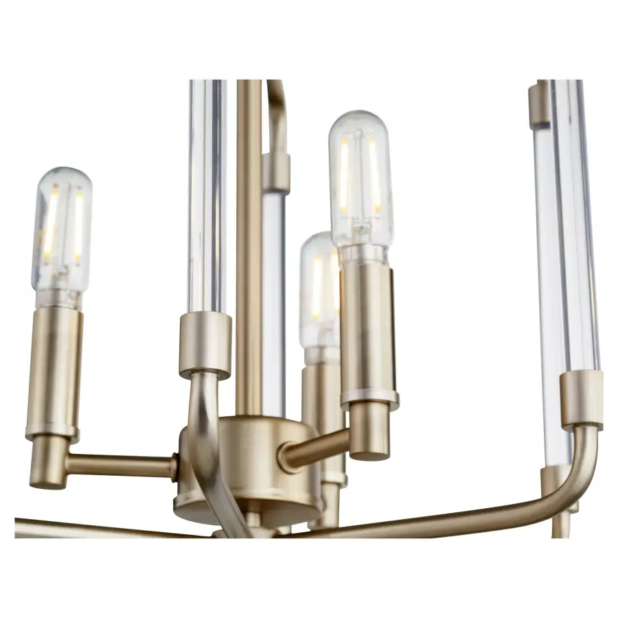 Optic Aged Brass Modern Pendant - Image 3