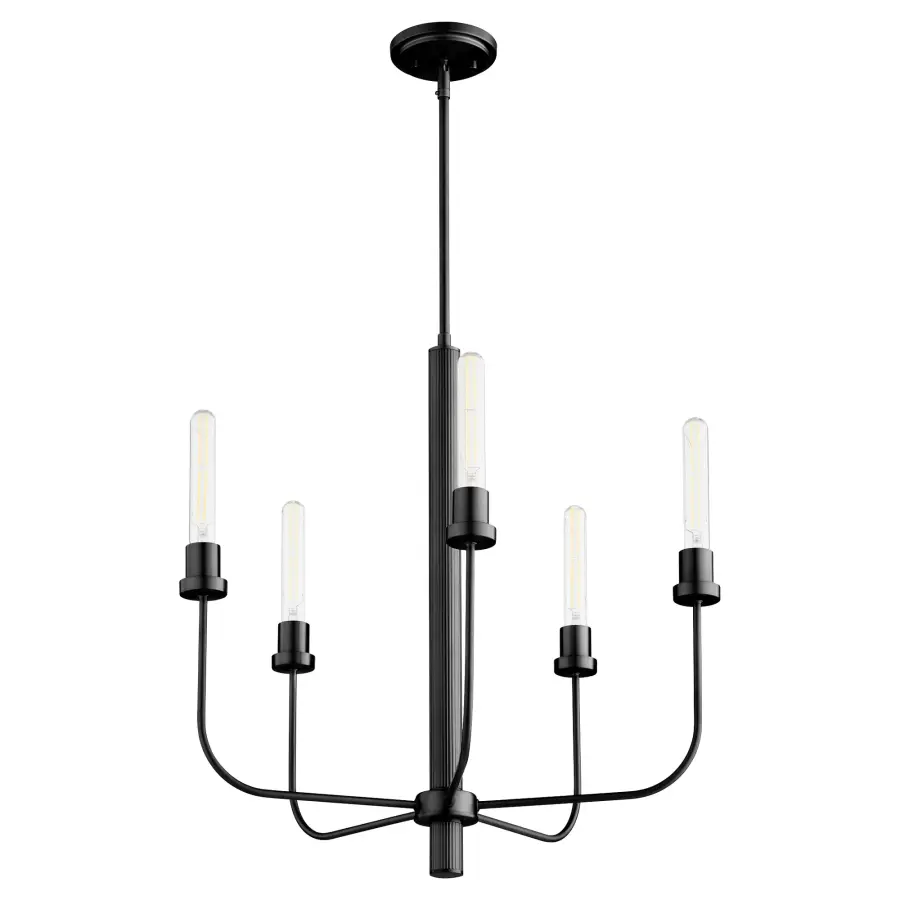 Sheridan 5-Light Chandelier in Matte Black - Image 1