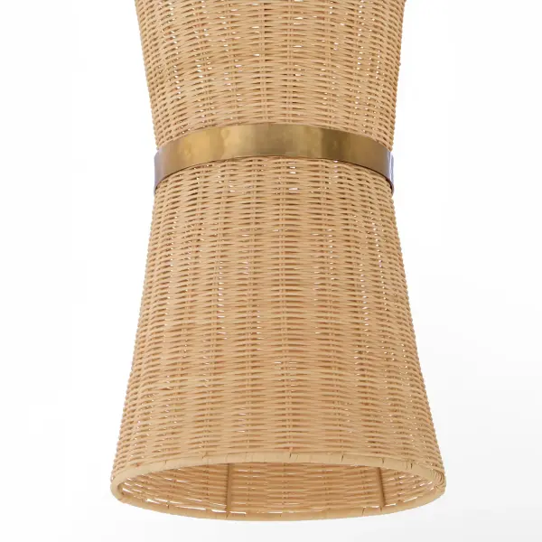 Fairview 2-Light Pendant in Brushed Brass - Image 4