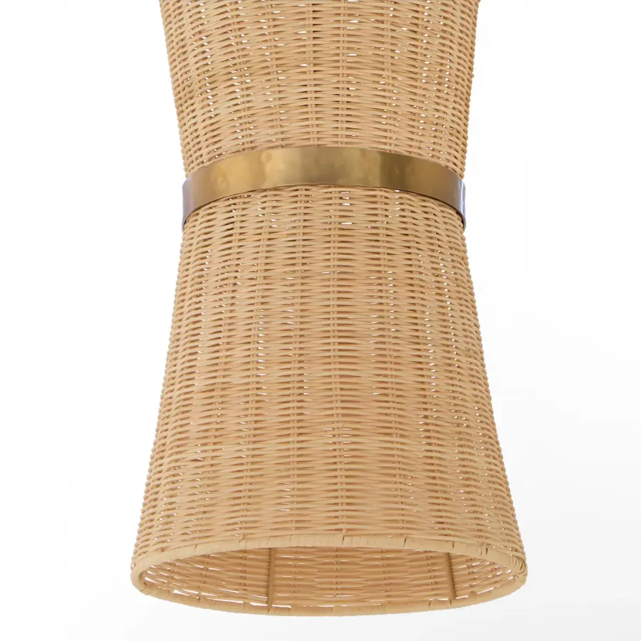 Fairview 2-Light Pendant in Brushed Brass - Image 4