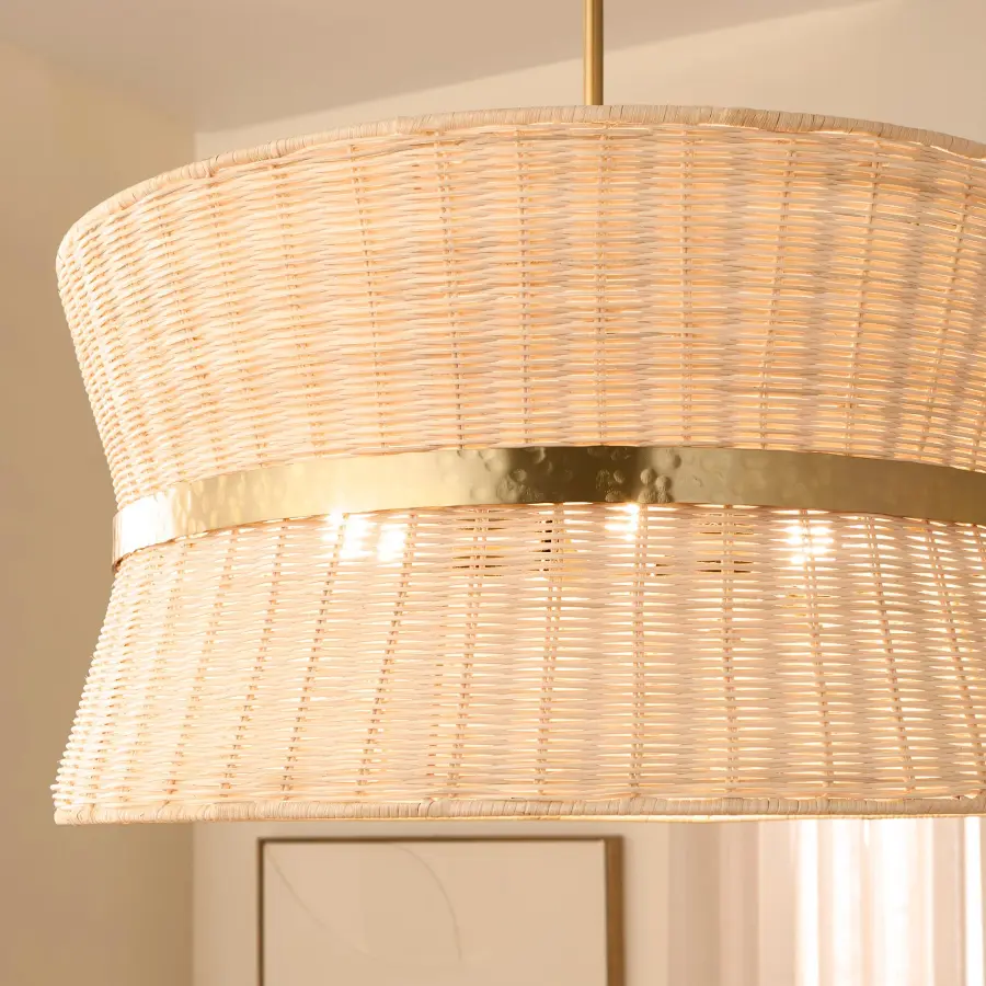 Fairview 4-Light Pendant in Brushed Brass - Image 8
