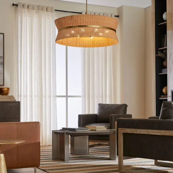 Fairview 8-Light Pendant in Brushed Brass - Image 5