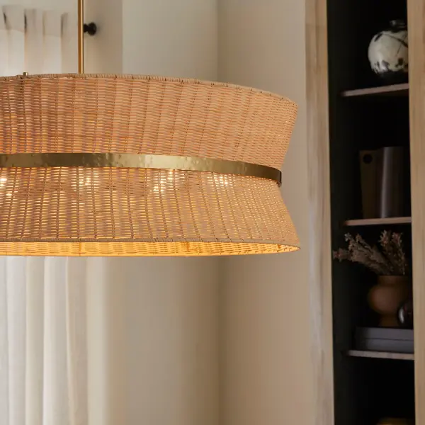 Fairview 8-Light Pendant in Brushed Brass - Image 6