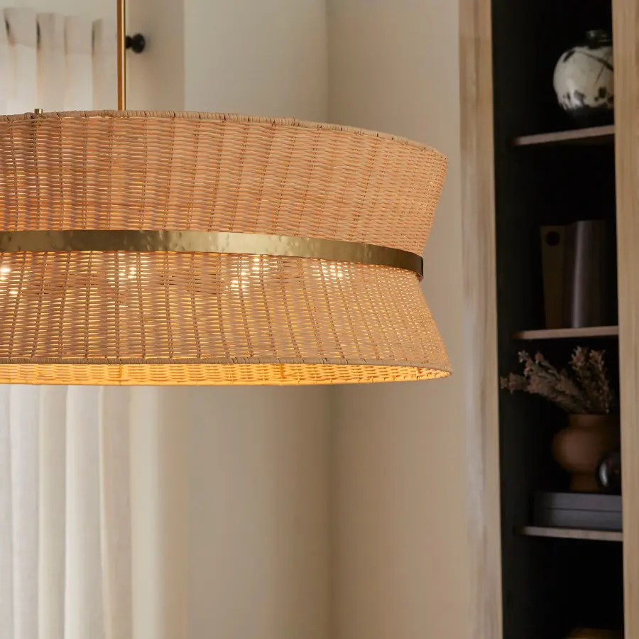 Fairview 8-Light Pendant in Brushed Brass - Image 6
