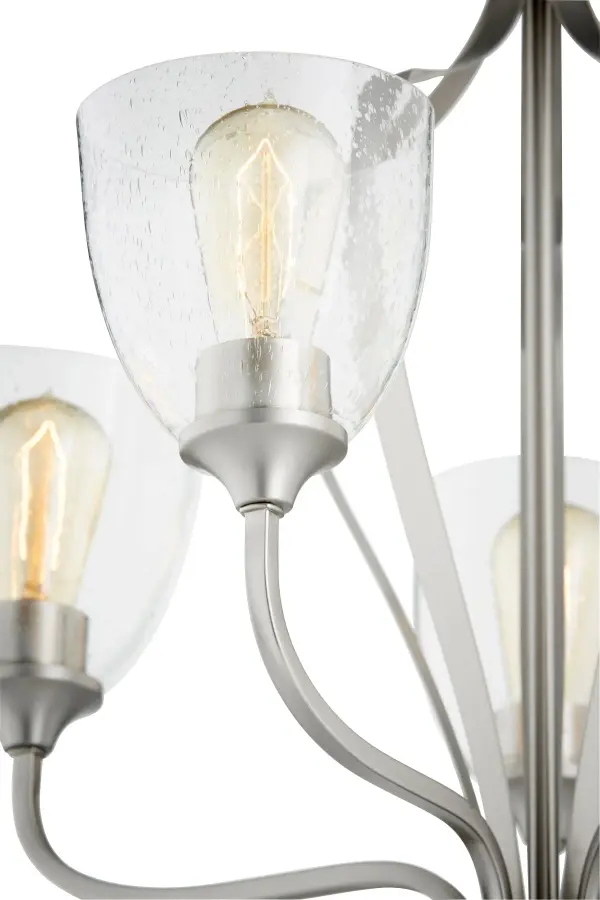 Jardin 5-Light Traditional Chandelier in Satin Nickel - Image 4