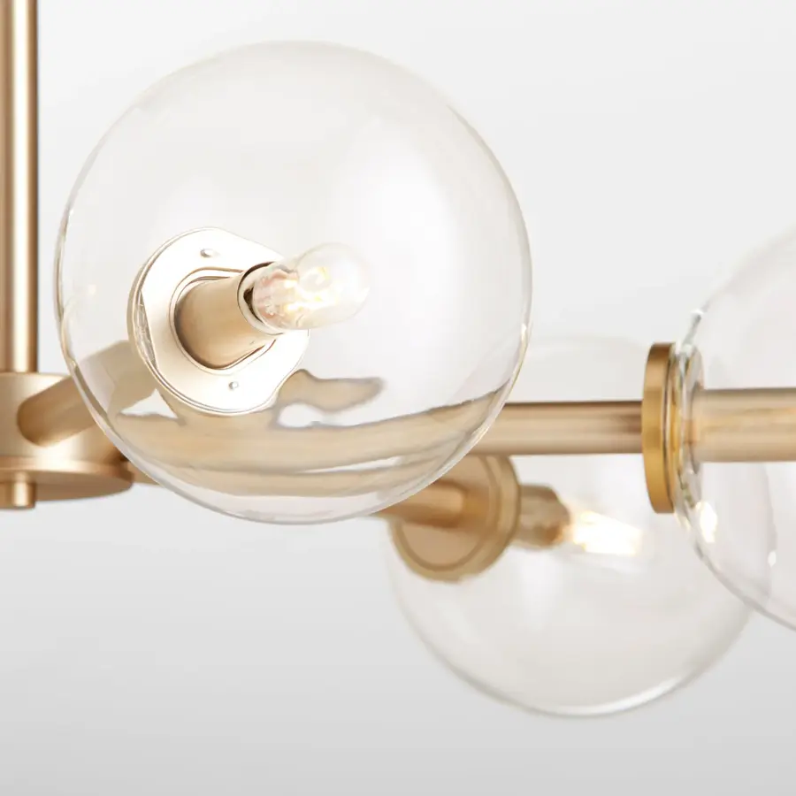 ROVI 6-Light Chandelier in Aged Brass - Image 3