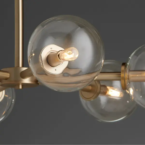 ROVI 6-Light Chandelier in Aged Brass - Image 4