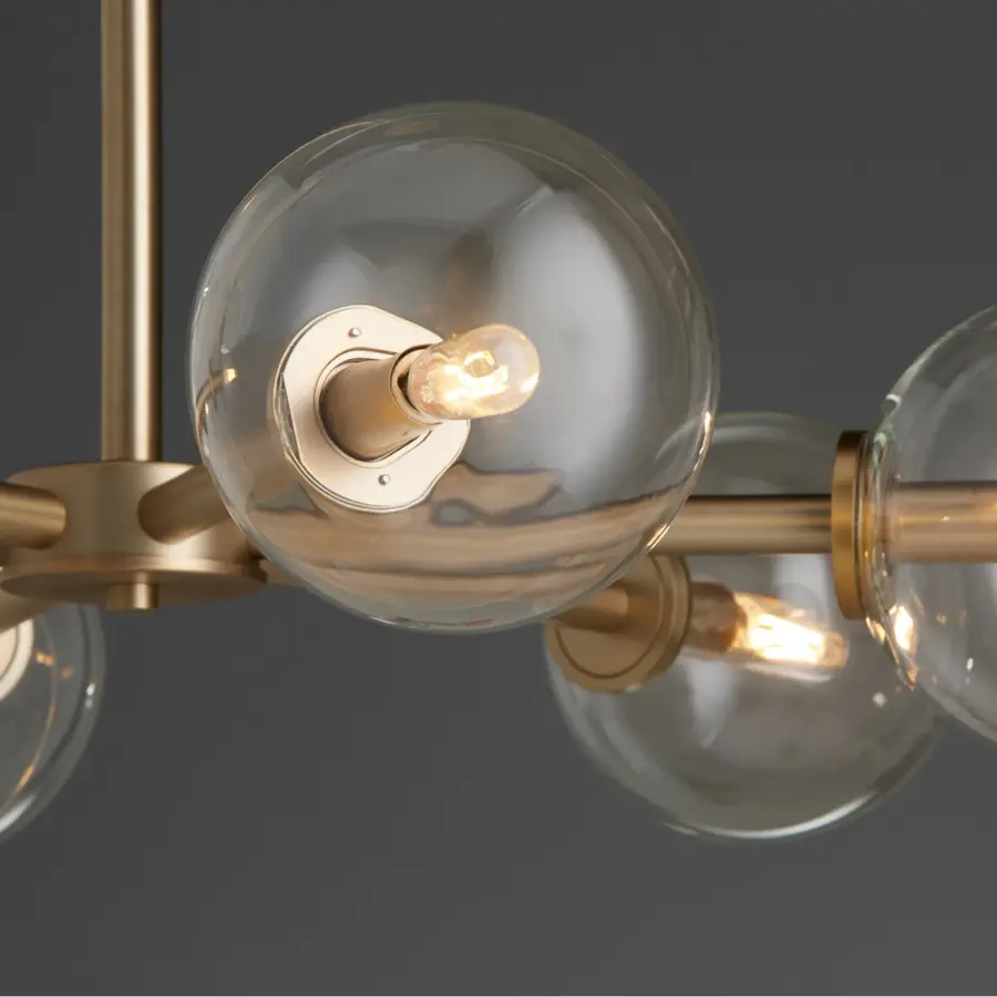 ROVI 6-Light Chandelier in Aged Brass - Image 4
