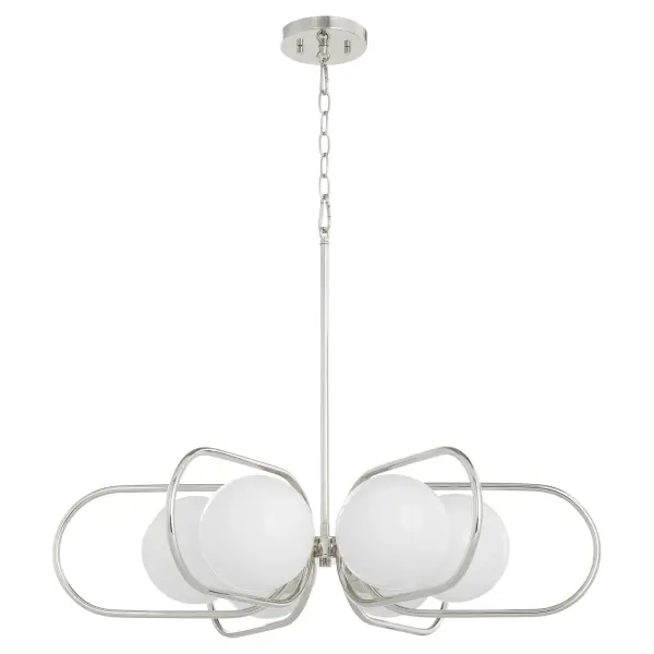 Belmont 6-Light Chandelier in Oiled Bronze - Image 1