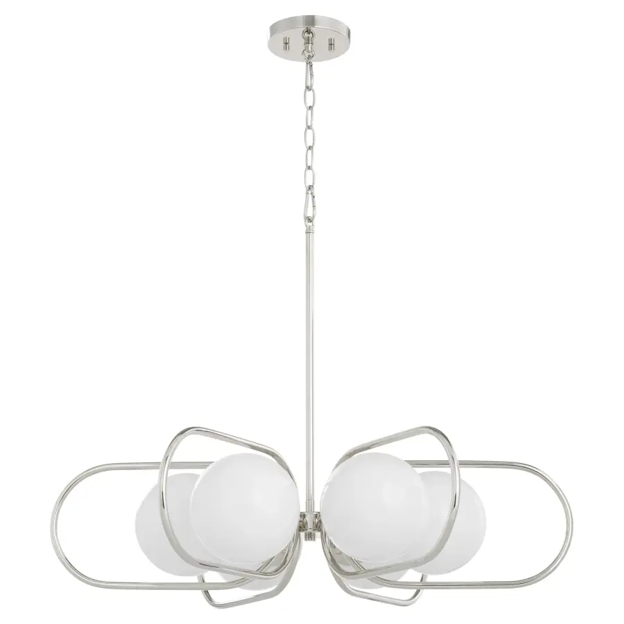 Belmont 6-Light Chandelier in Oiled Bronze - Image 1