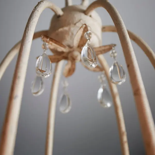Venice 6-Light Chandelier in Persian White - Image 3