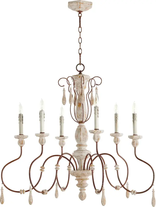 La Maison 6-Light Chandelier in Manchester Grey - Image 1