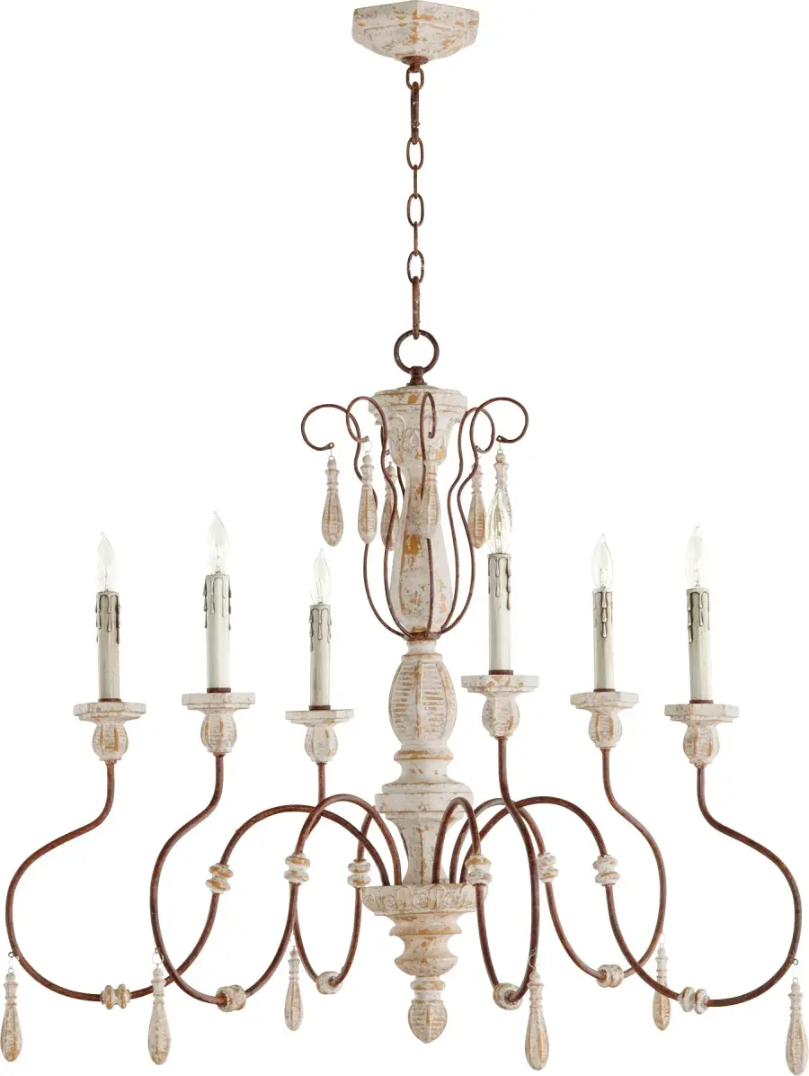 La Maison 6-Light Chandelier in Manchester Grey - Image 1
