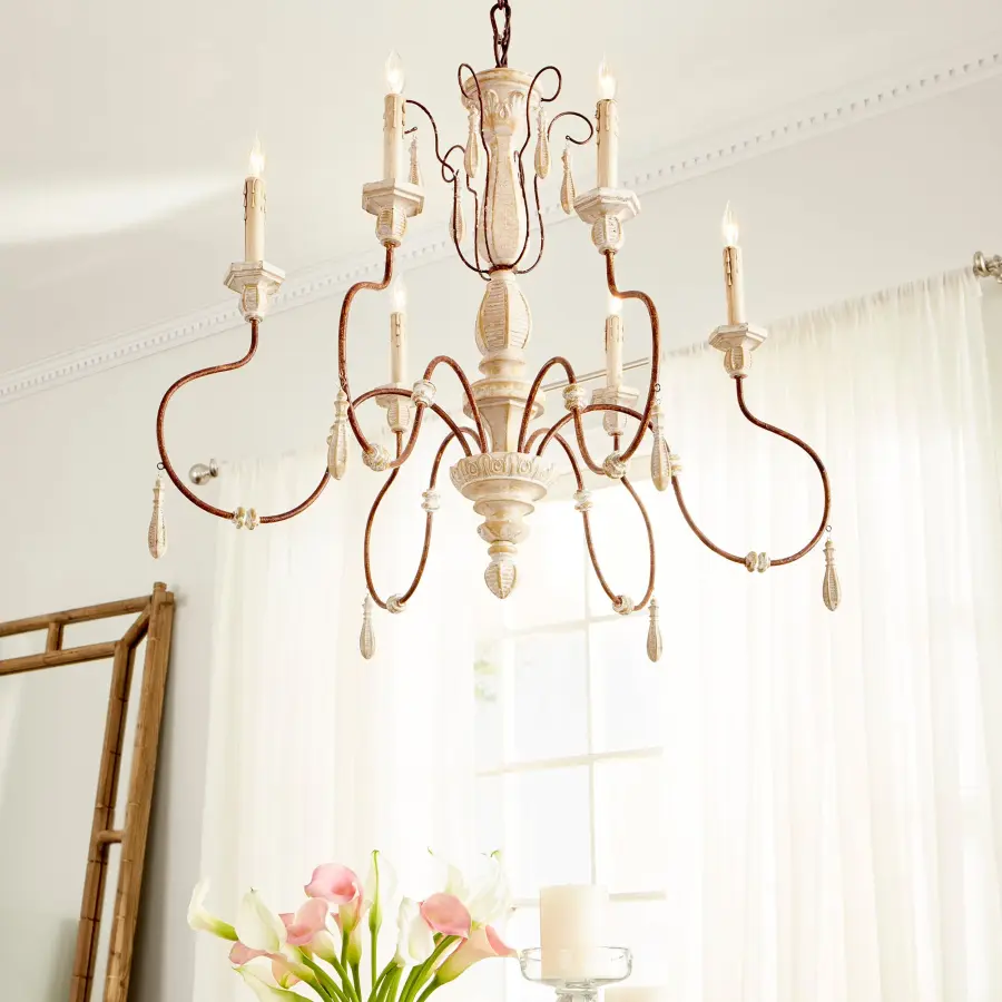 La Maison 6-Light Chandelier in Manchester Grey - Image 2