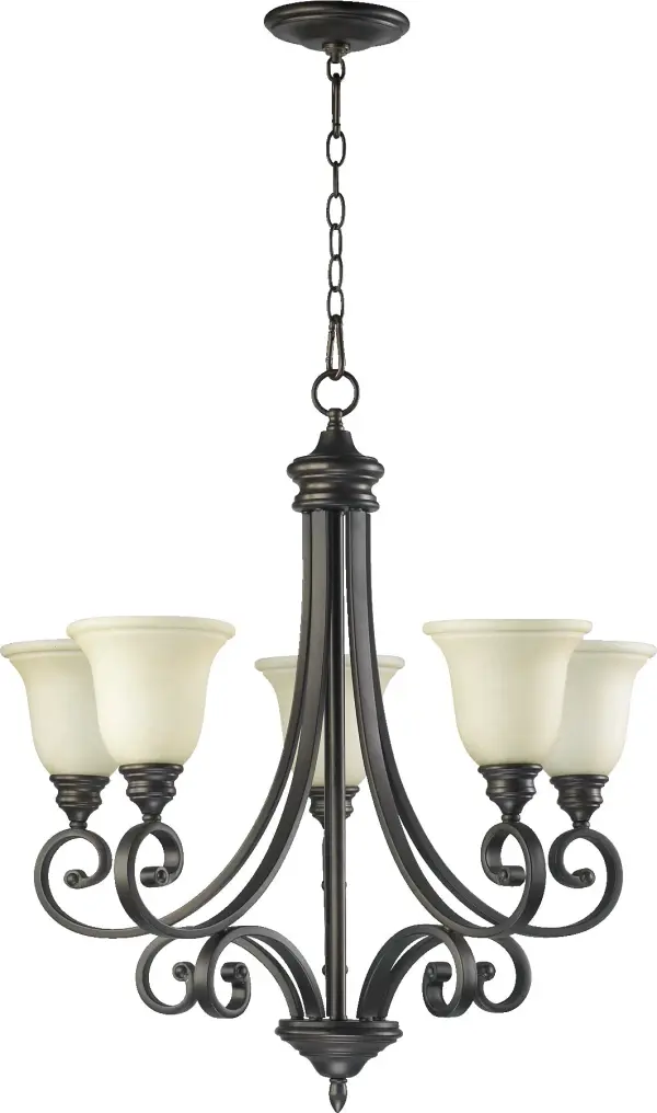 Bryant 5-Light Chandelier in Oiled Bronze - Image 1