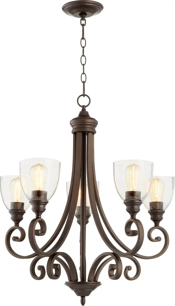 Bryant 5-Light Chandelier in Oiled Bronze - Image 3