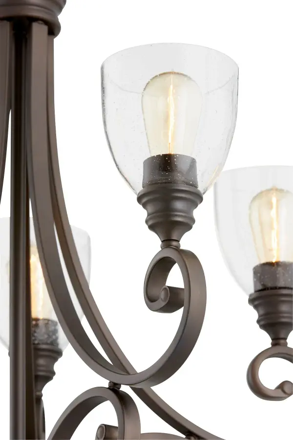 Bryant 5-Light Chandelier in Oiled Bronze - Image 4