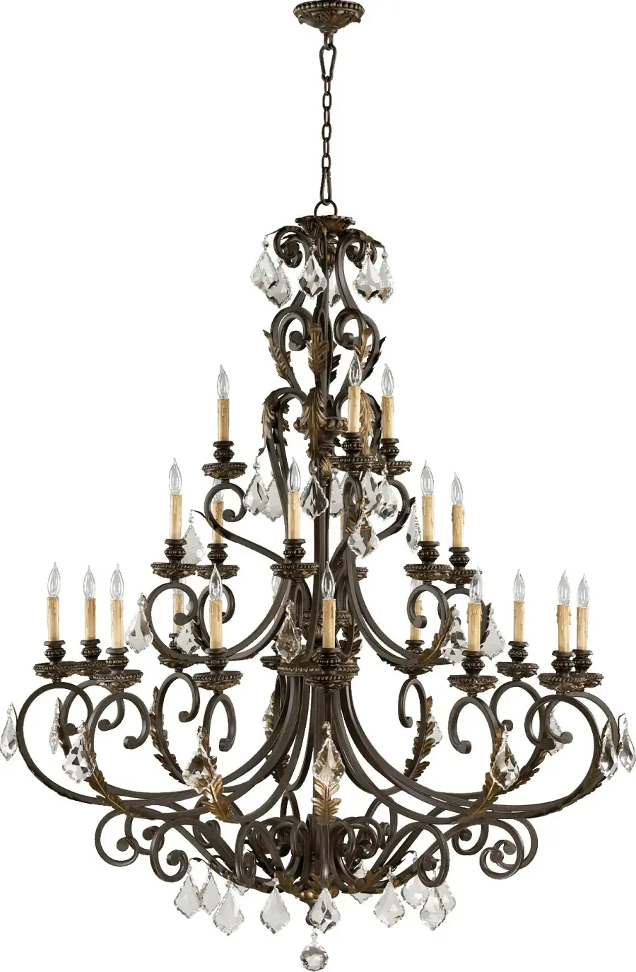 Rio Salado 21-Light Chandelier in Toasted Sienna