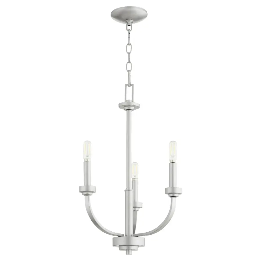 Reyes 3-Light Chandelier in Classic Nickel - Image 1