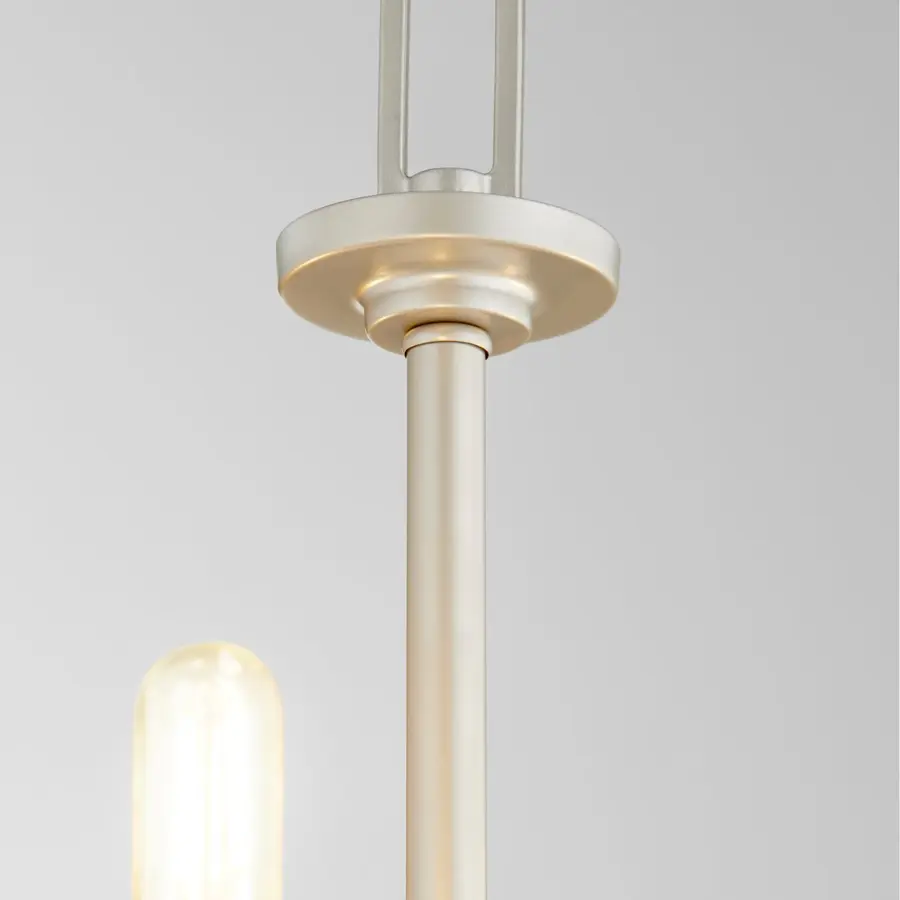Reyes 3-Light Chandelier in Classic Nickel - Image 4