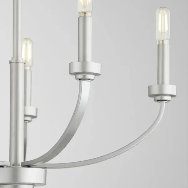 Reyes 5-Light Chandelier in Classic Nickel - Image 3