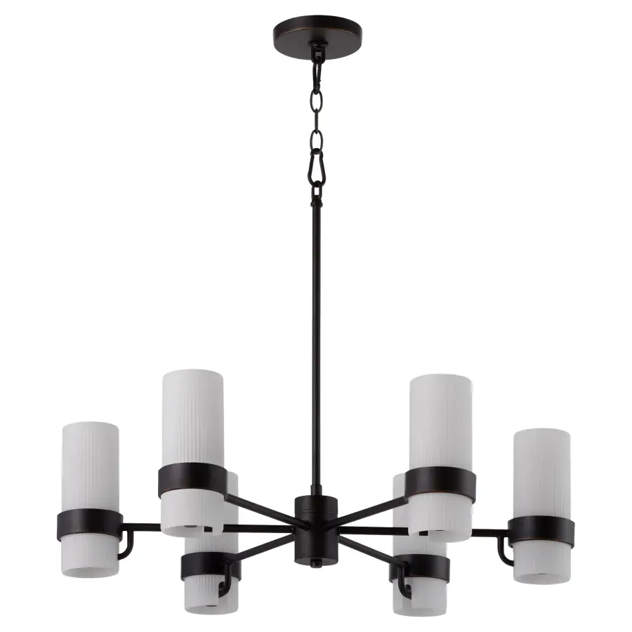 Sojourn 6-Light Chandelier in Bronze - Image 1