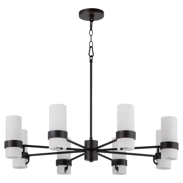 Sojourn 8-Light Chandelier in Bronze - Image 1