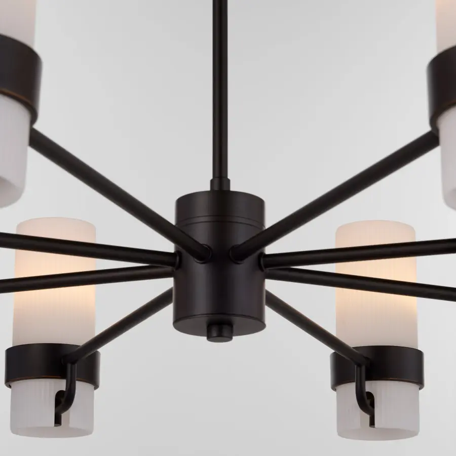 Sojourn 8-Light Chandelier in Bronze - Image 4