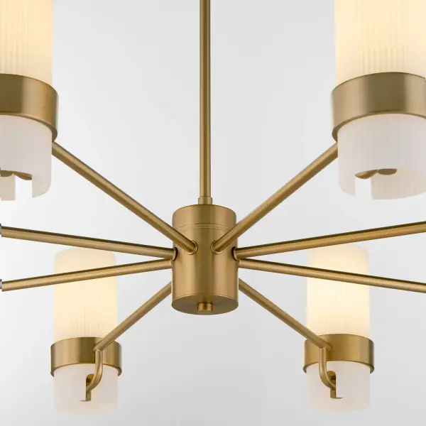 Sojourn 8-Light Chandelier in Brushed Brass - Image 4