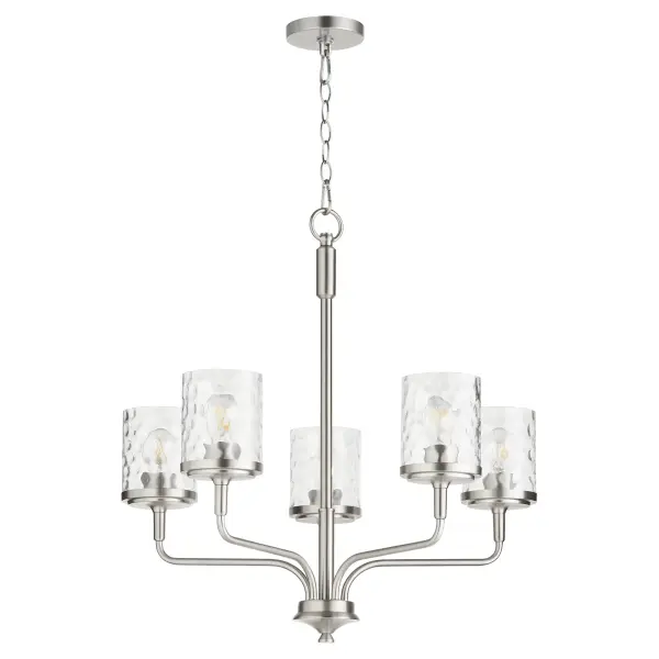 Starky 5-Light Chandelier in Satin Nickel - Image 1