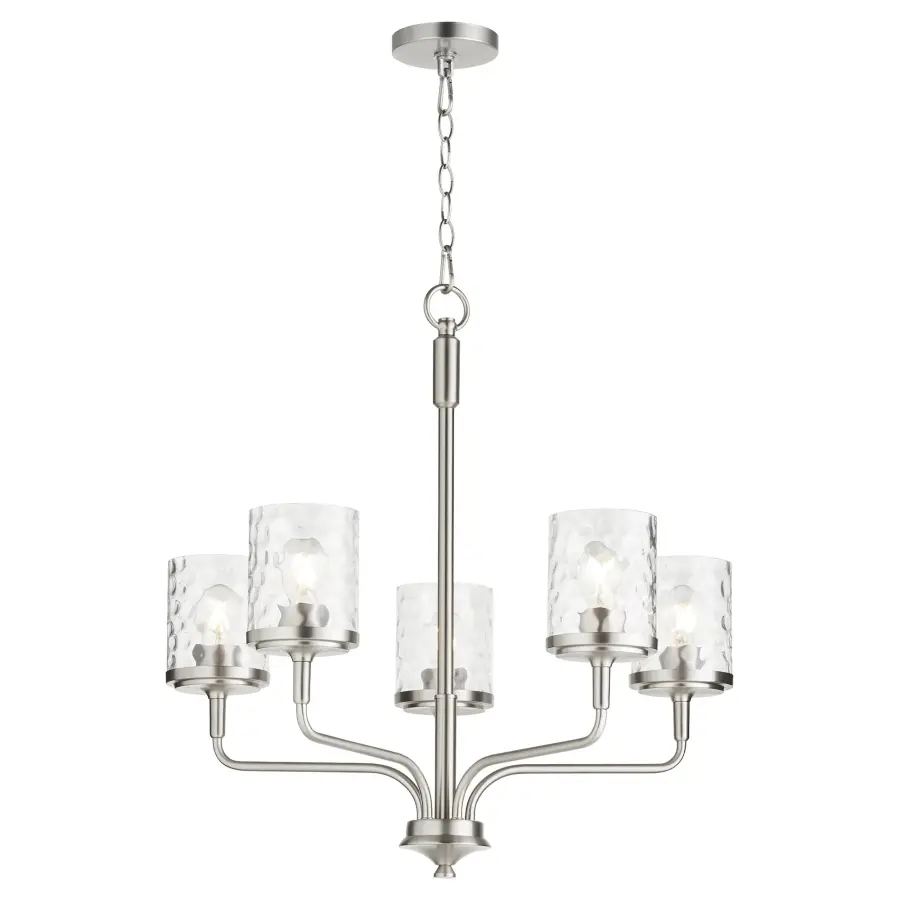 Starky 5-Light Chandelier in Satin Nickel - Image 2