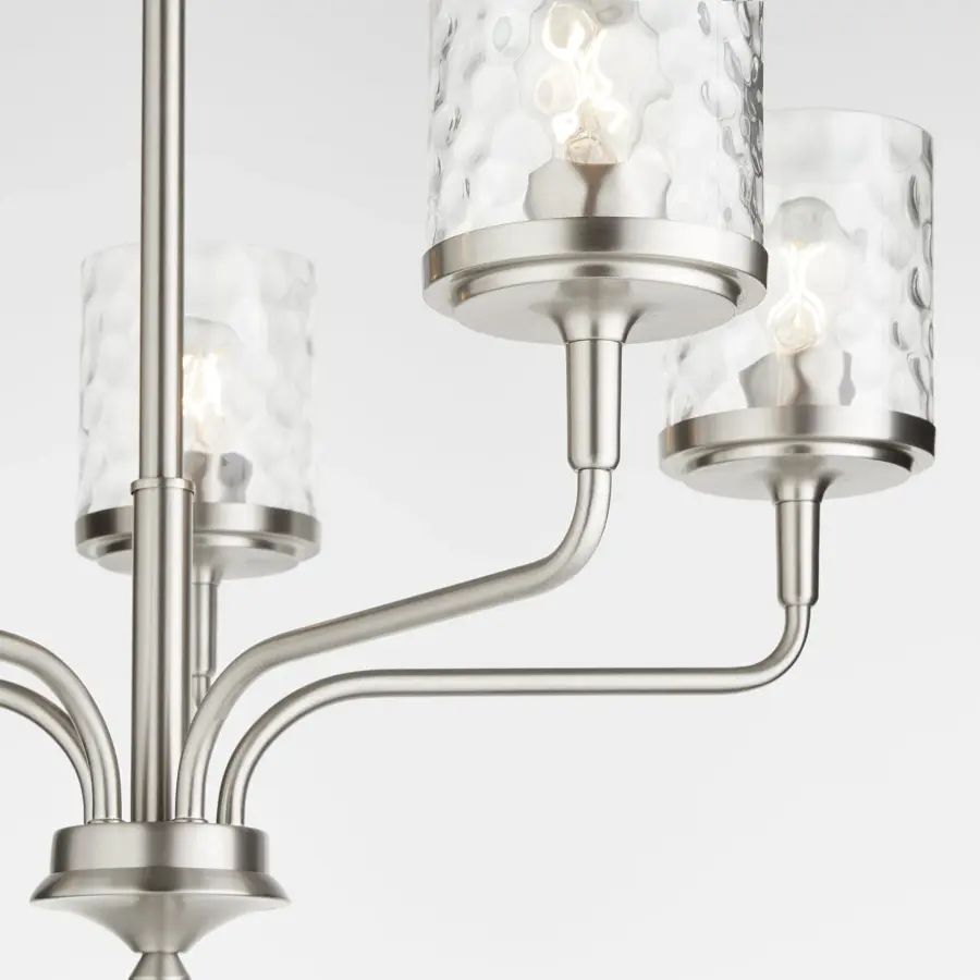 Starky 5-Light Chandelier in Satin Nickel - Image 3