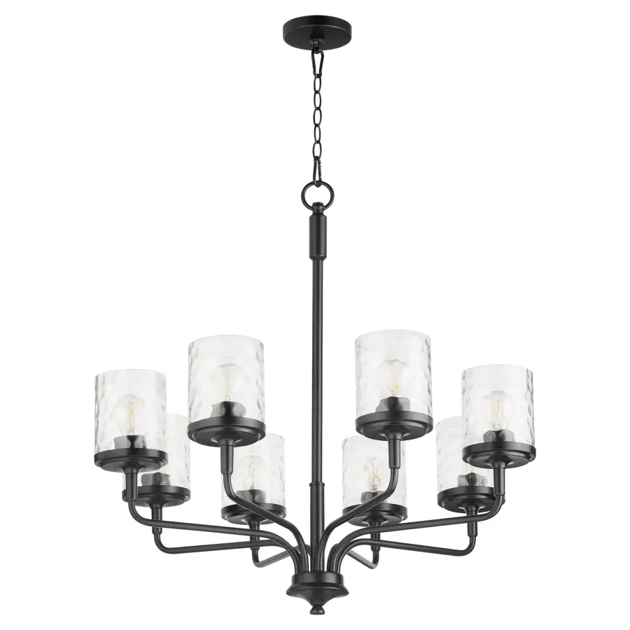 Starky 8-Light Chandelier in Matte Black - Image 1