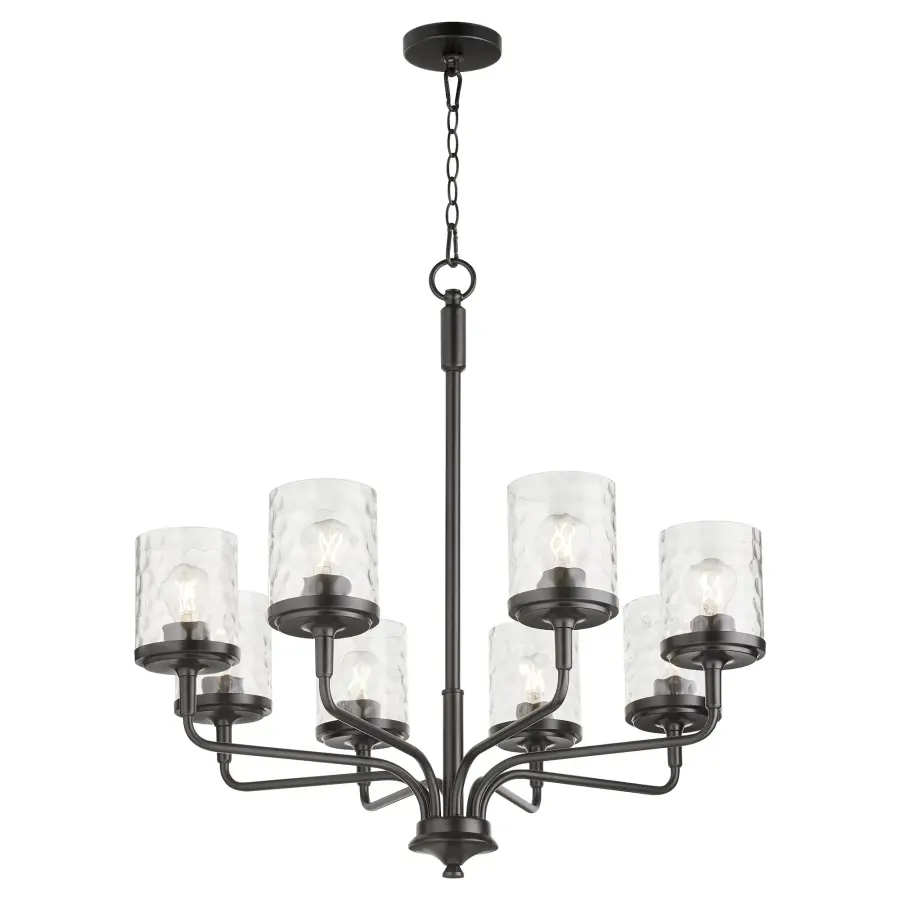Starky 8-Light Chandelier in Matte Black - Image 2
