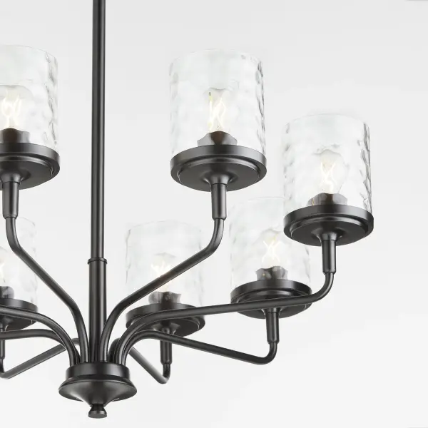 Starky 8-Light Chandelier in Matte Black - Image 4