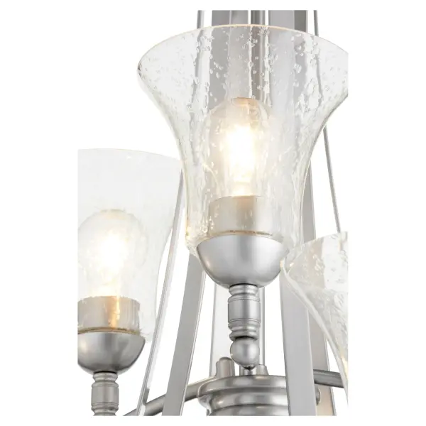 Aspen 9-Light Chandelier in Classic Nickel - Image 3