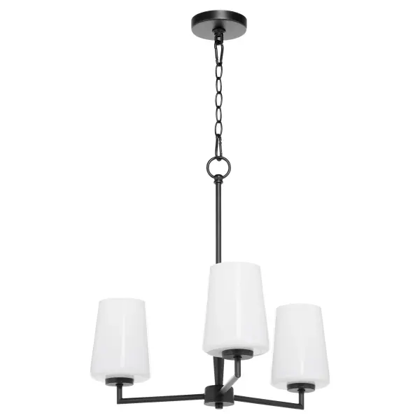 Goodwin 3-Light Chandelier with Opal Glass - Image 1