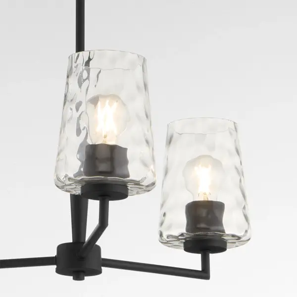 Goodwin 3-Light Chandelier in Matte Black - Image 3