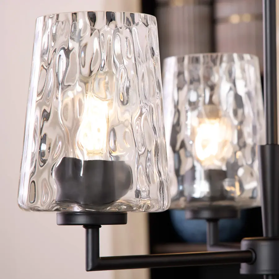 Goodwin 3-Light Chandelier in Matte Black - Image 6