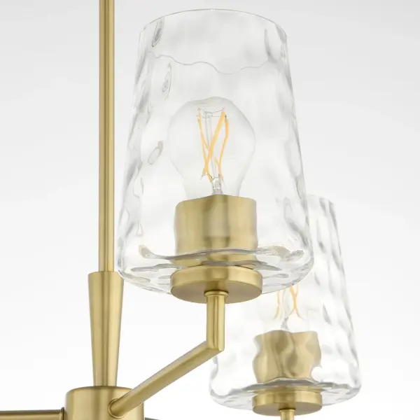 Goodwin 3-Light Chandelier in Aged Brass - Image 3