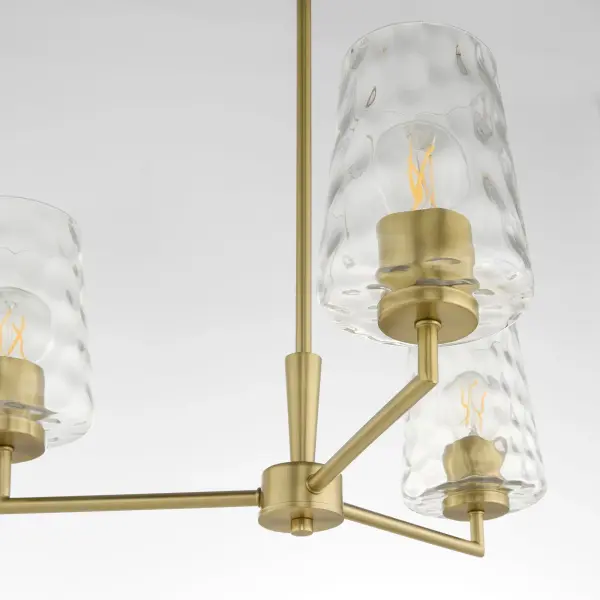Goodwin 3-Light Chandelier in Aged Brass - Image 4