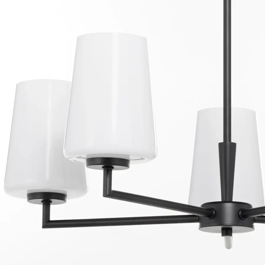 Goodwin 5-Light Chandelier with Opal Glass - Image 4
