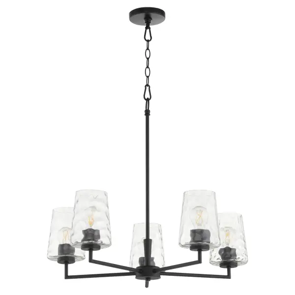 Goodwin 5-Light Chandelier in Matte Black - Image 1