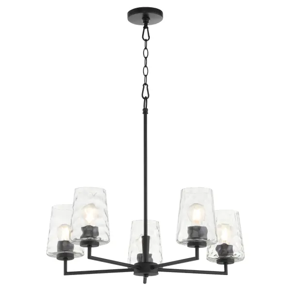 Goodwin 5-Light Chandelier in Matte Black - Image 2