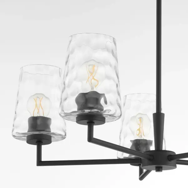 Goodwin 5-Light Chandelier in Matte Black - Image 3