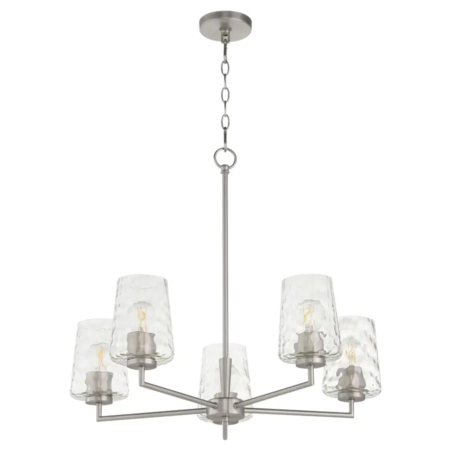 Goodwin 5-Light Chandelier in Satin Nickel - Image 1